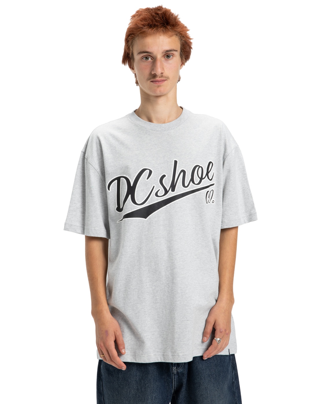 T-Shirt DC SHOES "Substitute", Herren, Gr. XXL, grau (light erdgrau), Obermaterial: 75% Baumwolle, 25% Baumwolle;, Shirts T-Shirt
