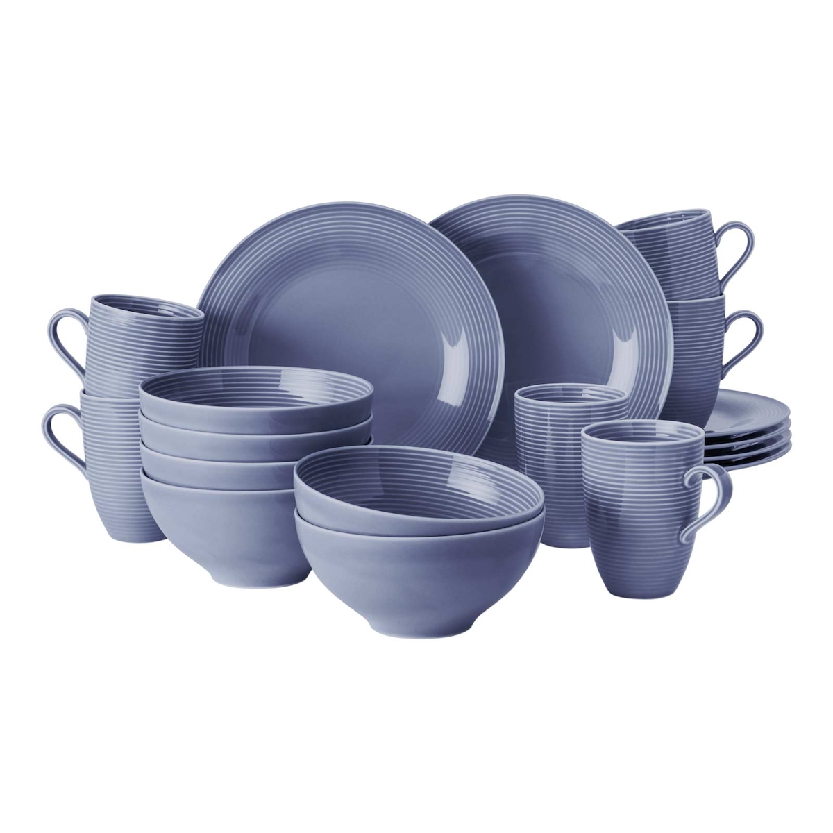 Seltmann Weiden Beat Color Glaze Frühstücks-Set 18-teilig Fliederblau Image