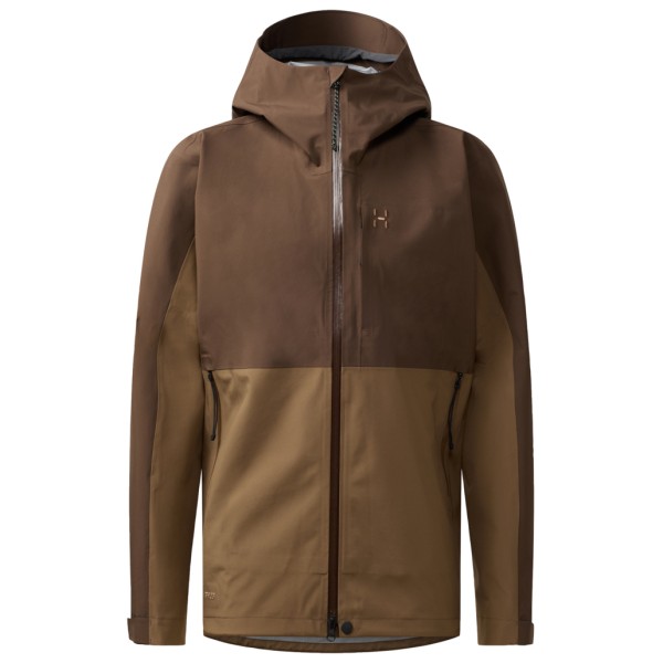 Haglöfs - Front Proof II Jacket - Regenjacke Gr M braun