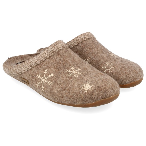 Haflinger - Women's Everest Snowflake - Hausschuhe 37 | EU 37 beige/braun