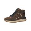 Schnürstiefelette MUSTANG SHOES "Mustang Shoes Stiefelette Lederimitat/Textil", Herren, Gr. 45, braun, Lederimitat, Textil, casual, Schuhe