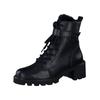 Schnürstiefelette PAUL GREEN "Paul Green Stiefelette Glattleder", Damen, Gr. 39, schwarz, Glattleder, casual, Schuhe