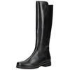 Stiefel GABOR "Gabor Stiefel Leder/Textil", Damen, Gr. 40,5, schwarz, Leder, Textil, casual, Schuhe