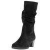 Stiefel GABOR COMFORT "Gabor Comfort Stiefel Nubukleder", Damen, Gr. 40, schwarz, Nubukleder, casual, Schuhe