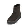 Stiefel MARC O'POLO "aus Veloursleder mit Warmfutter", Damen, Gr. 41, schwarz (schwarz graphite), Obermaterial: 100% Leder (Rind), unifarben, Schuhe