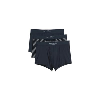 Trunk MARC O'POLO "Essentials", Herren, Gr. XXL, schwarz navy, schwarz navy stripe, Obermaterial: 95% Baumwolle, 5% Elasthan, unifarben, bedruckt, Unterhosen Image