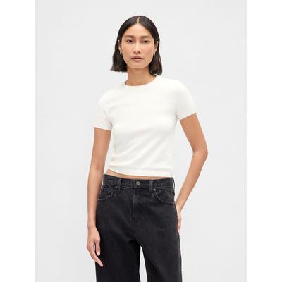 Gap White Soft Touch Stretch T-Shirt