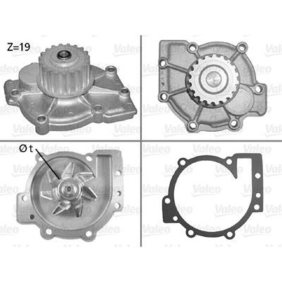 Valeo Wasserpumpe [Hersteller-Nr. 506325] für Ford, Renault, Volvo Image