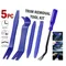 Kit d'outils de retrait de panneau de voiture Portable, extracteur de clous, Radio Audio, réparation de levier de porte, Clip de garniture, outil manuel d'installation de retrait de tableau de bord 5