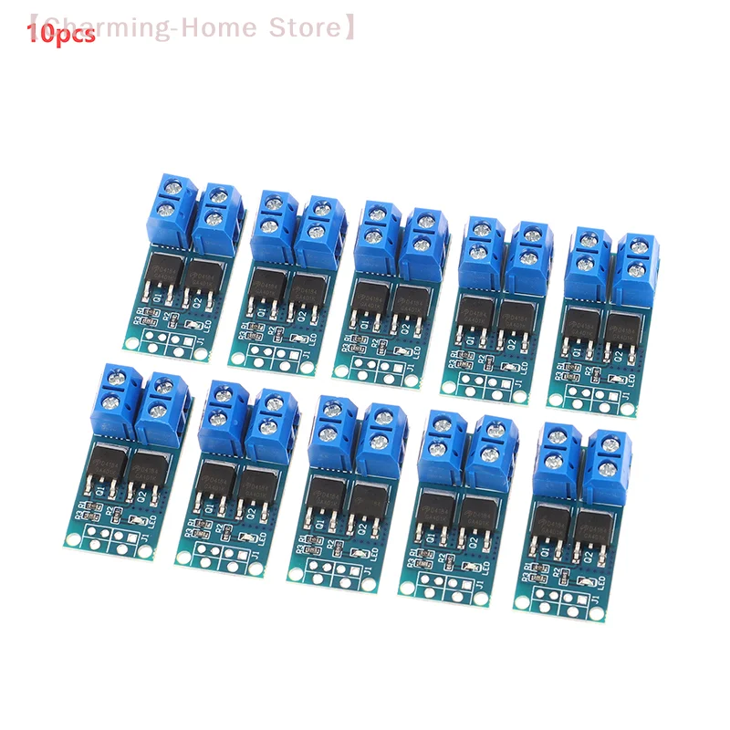 【M】10PCS 15A 400W MOS FET Trigger Switch Drive Modul DC 5V-36V PWM Regler Bedienfeld Motor Control Board Image