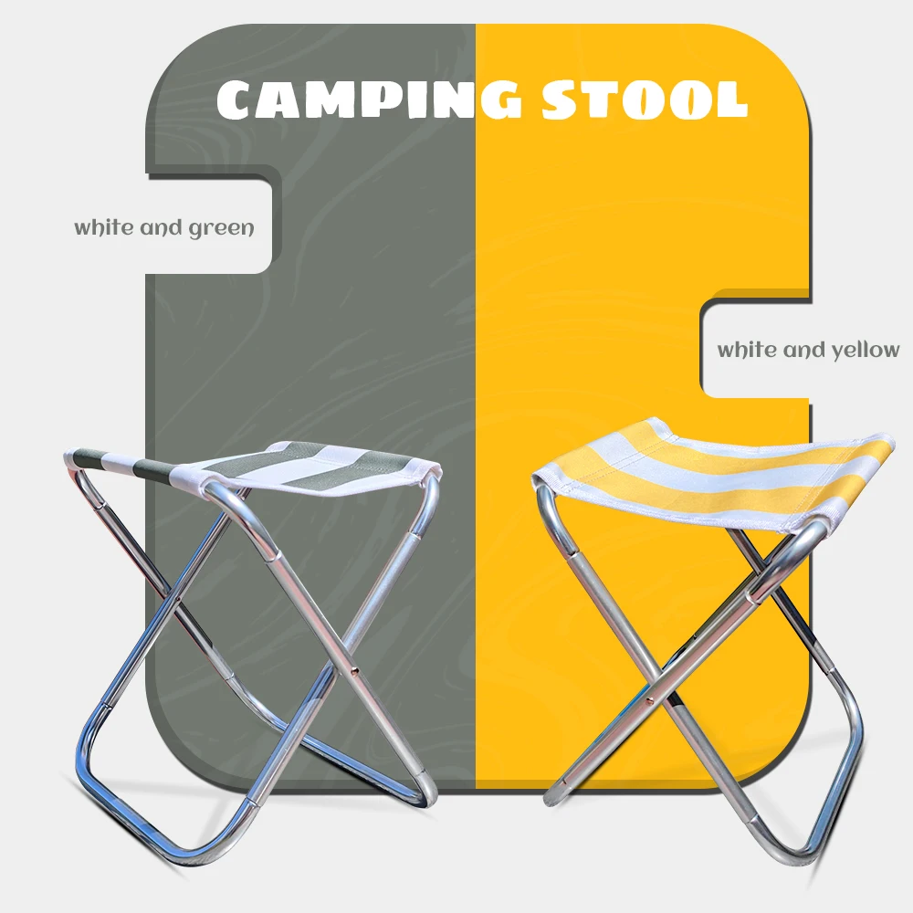 Hocker Klappstuhl Outdoor Camping Wanderausrüstung Fußstütze Campstol Fishing Camp Lightweight Image