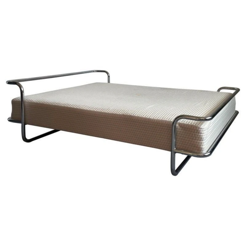 Leichtes Luxus-Edelstahl 1,8 Meter Hauptschlafzimmer Doppelbett Überraschung ruhiger Wind Schlafzimmer 1,5 Meter hängendes Einzelbett