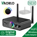 Ricevitore trasmettitore audio RGB Bluetooth 5.3 DAC/AUX/RCA/USB/coassiale/ottico/microfono da 6,5 mm Karaoke Hifi DSP Adattatore wireless
