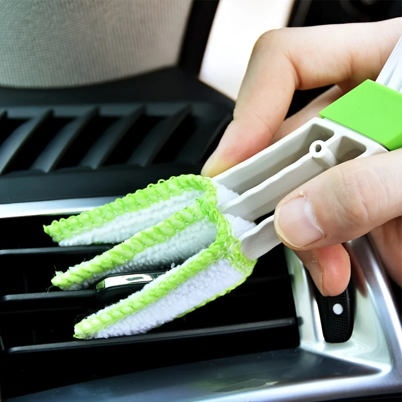 Rv Car On-Board-Klimaanlage Auslassbürste Car Gap Brush Reinigung doppelseitige Bürste Abnehmbare Reinigungsbürste Image