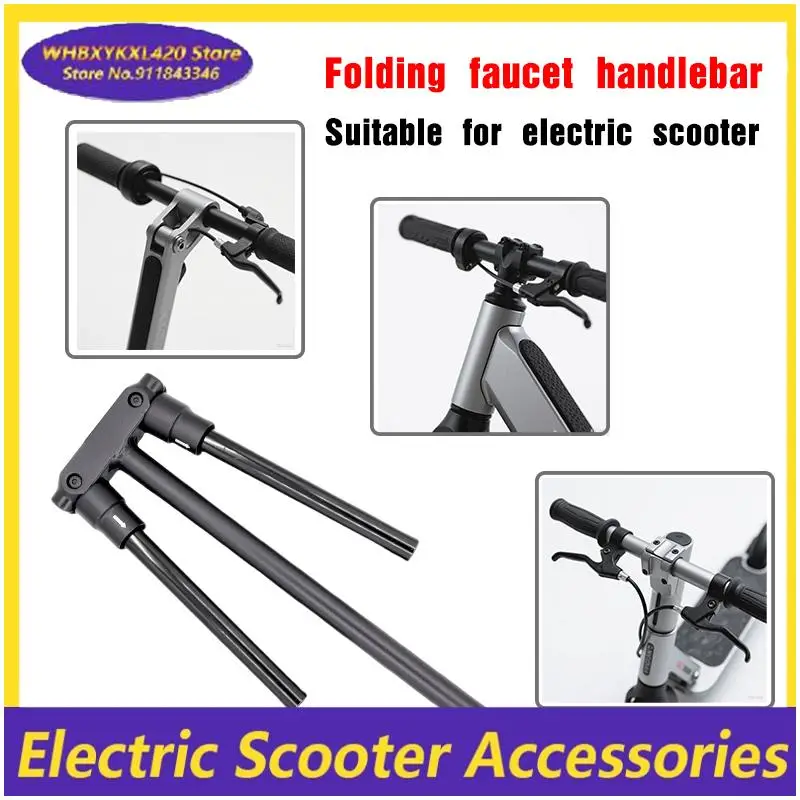 8 zoll 10 ZOLL Elektrische Roller Griff Bar Klapp T Form Für Kugoo Speedway Griffe Ersatz Umgerüstet Teile Image