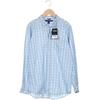 Tommy Hilfiger Herren Hemd, Gr. 20, hellblau, Baumwolle