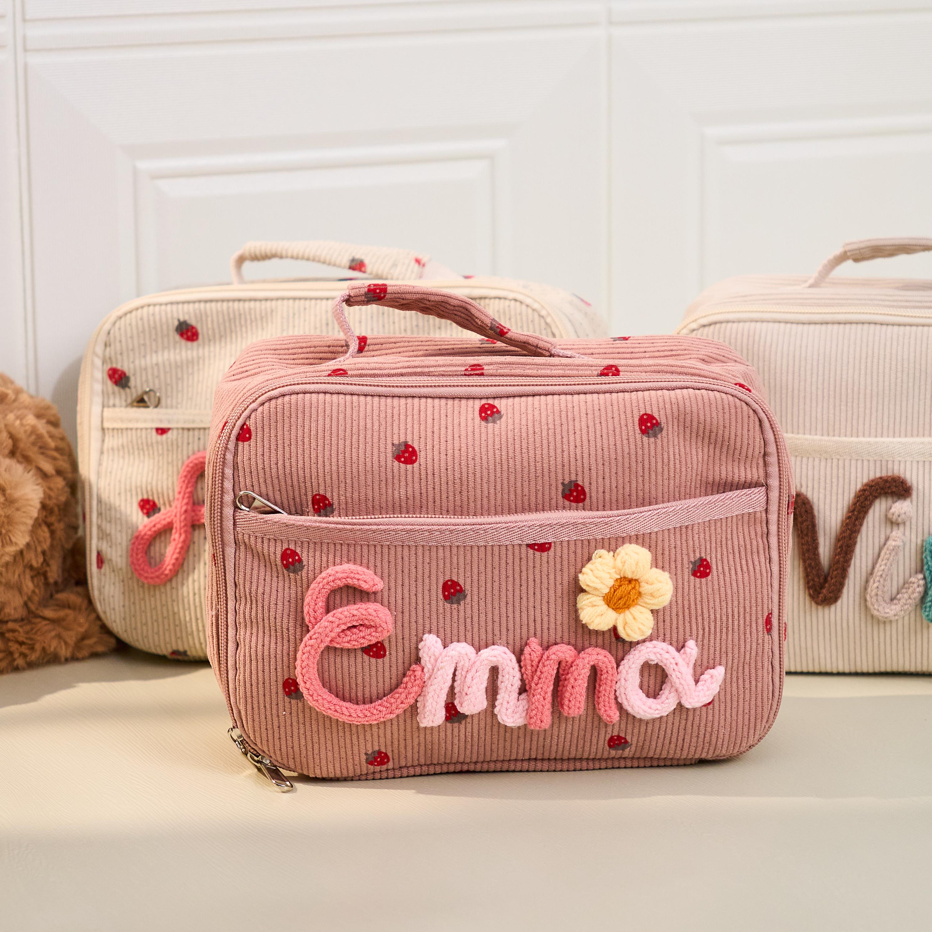 Borsa per il pranzo personalizzata per bambini, Borsa per il pranzo personalizzata fatta a mano per bambini, Borsa per il pranzo scolastico, Borsa e z