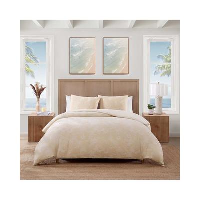Tommy Bahama Beachside Blooms Cotton Sateen Jacquard Duvet Set