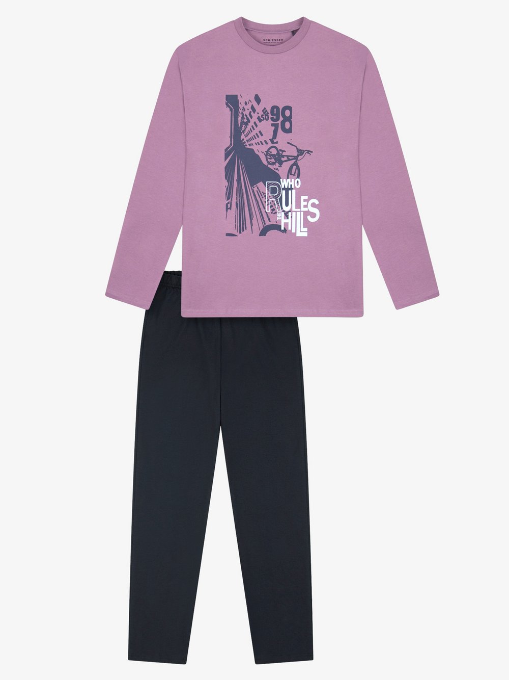 Schiesser Pyjama Jungen lila, 164 Image