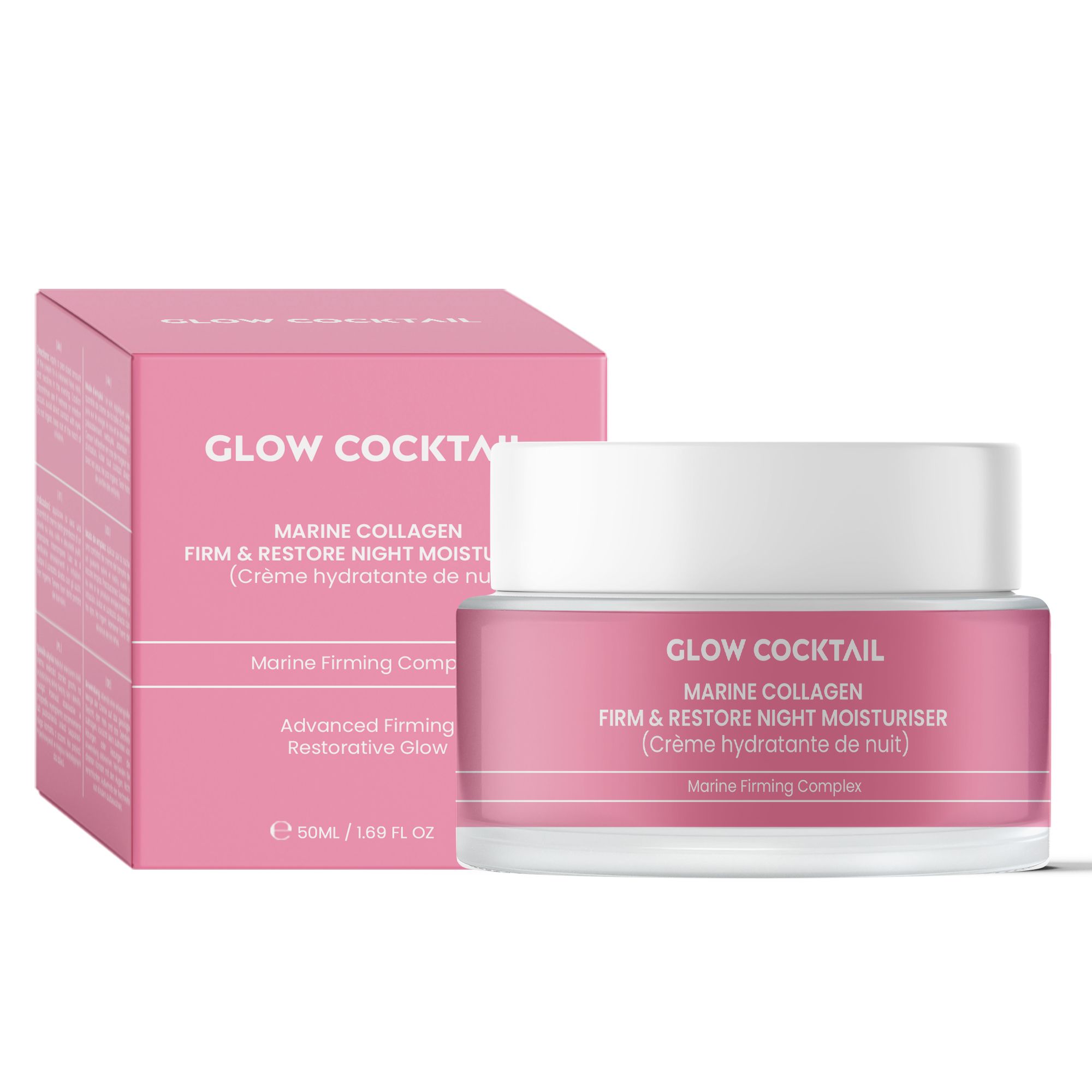 Glow Cocktail Crema idratante notturna rassodante e ristrutturante al
