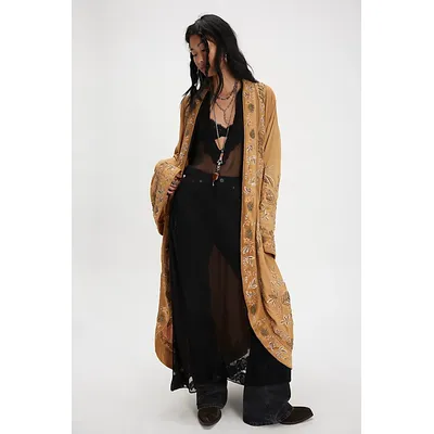 Star Daze Duster Jacket at Free People in Peach, Size: Medium