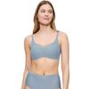 Bügelloser BH TRIUMPH "Shape Smart P", Damen, Gr. 4, N-Gr, chambray, Microtouch, Obermaterial: 51% Polyamid, 25% Polyester, 24% Elasthan, casual, BHs, glättend, wattiert, tiefer V-Ausschnitt, elastisch, formend