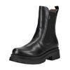 Stiefelette NERO GIARDINI "Nero Giardini Stiefelette Leder/Textil", Damen, Gr. 39, schwarz, Leder, Textil, casual, Schuhe