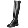 Stiefel PAUL GREEN "Paul Green Stiefel Leder/Textil", Damen, Gr. 37,5, schwarz, Leder, Textil, casual, Schuhe