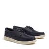 Bootsschuh TIMBERLAND "PORTOFINO PIER BOAT SHOE", Gr. 49, dunkelblau full grain, Leder, sportlich, Schuhe, aus Premium Timberland Leder
