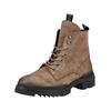 Schnürstiefelette STEVE MADDEN "STEVE MADDEN Stiefelette Veloursleder", Herren, Gr. 43, grau (taupe), Veloursleder, casual, Schuhe