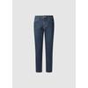 High-waist-Jeans PEPE JEANS "TAPERED JEANS HW", Damen, Gr. 26, Länge 32, schwarz enzyme, Denim/Jeans, Obermaterial: 98% Baumwolle, 2% Elasthan, casual, gerade, unten schmal lang, Jeans