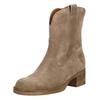 Stiefelette GABOR "Gabor Stiefelette Veloursleder", Damen, Gr. 40,5, braun (mittelbraun), Veloursleder, casual, Schuhe