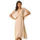 Roman Womens Sequin Embellished Chiffon Wrap Maxi Dress - Natural - Size 14 UK | Roman Sale | Discount Designer Brands