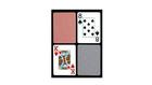 Copag Jumbo Index Poker Size Red and Blue Weave Design Playing Cards - 2 Decks