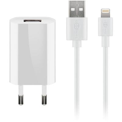 goobay Ladekabel mit Adapter USB-A / Micro-USB 12 W Image
