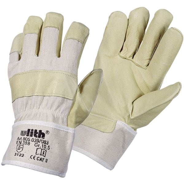 Ulith Arbeitshandschuhe »Vollleder« Größe Einheitsgröße 1 Paar grün