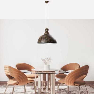 Hängelampe Saglam Opviq, dimmbar, bronze / altmessing, für Wohn- / Esszimmer, Metall, Vintage, Pendelleuchte Image