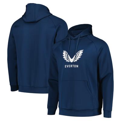 Everton Castore Trainer Presentation Hoodie - Marineblau Image