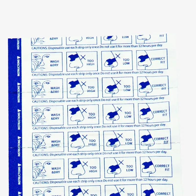 100/500PCS Rechts Hilfe Atem Nasen Streifen Stoppen Schnarchen Nase Patches Gute Schlaf Patches Einfacher Atmen Schlaf hilfe Gerät Image