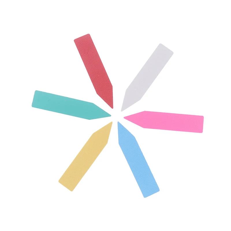 100 Stück Gartenpflanzen-Tag-Etiketten, Pflanzenzubehör, Blumentöpfe, Kunststoff-Pflanzenetiketten, Kinderzimmer-Marker, Sämling-Etiketten, Markieren von DIY-Werkzeugen Image