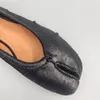 Kleine Nische Hohe Ästhetische Wert Kreative Frauen Schuhe Elegante Tanz Schuhe Atmungsaktive Split Toe Schuhe Aus Echtem Leder Flache Schuhe