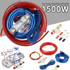 Cavi di installazione per altoparlanti da 1500 W Kit di cablaggio per amplificatore di potenza per auto 18GA Cavo di alimentazione RCA per la modifica dell'auto per parti di veicoli automobilistici