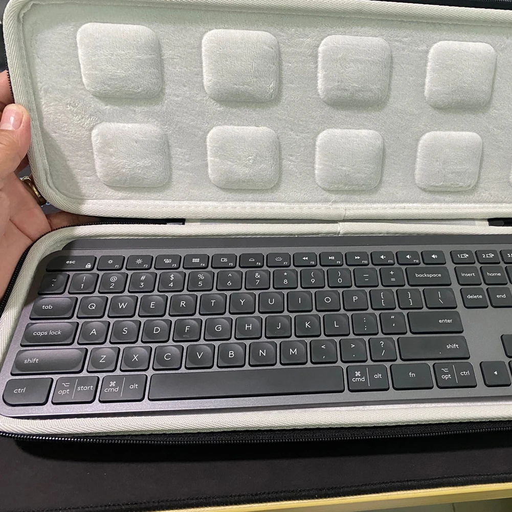 Hartschalen-Tragetasche für Logitech MX Keys, kabellose Tastatur, tragbare Tasche, harte Aufbewahrungstasche, Aufbewahrungsbox für mechanische Tastatur Image
