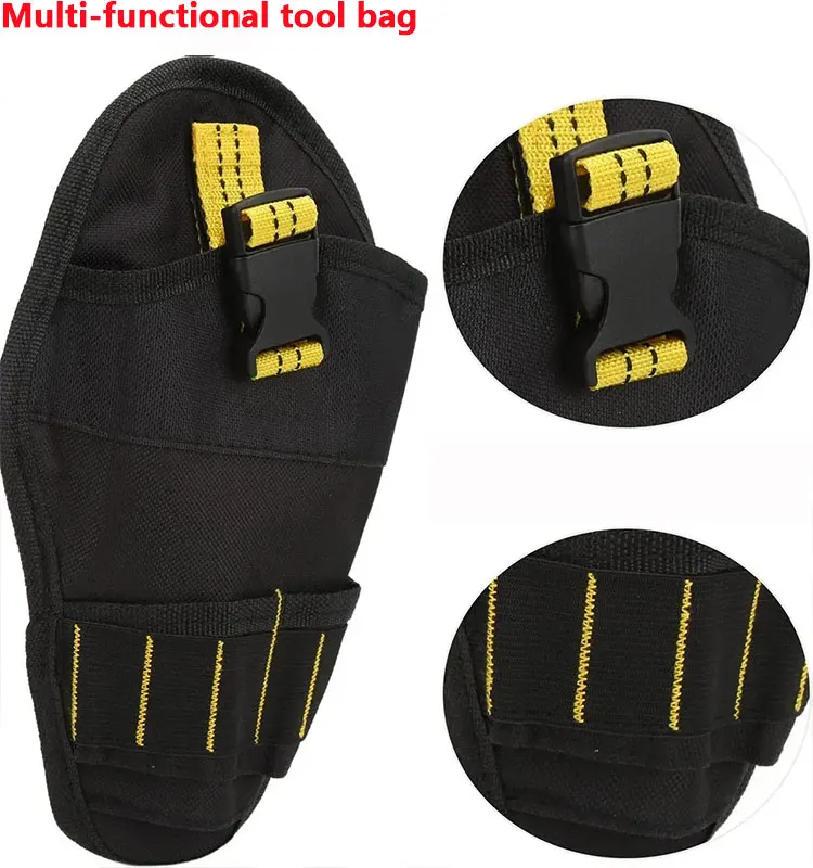 Elektrowerkzeug-Holster, Akku-Bohrschrauber-Holster/Einzelhaken mit Metallclip für einfache Befestigung, zum Aufbewahren und Organisieren von Werkzeugsätzen Image