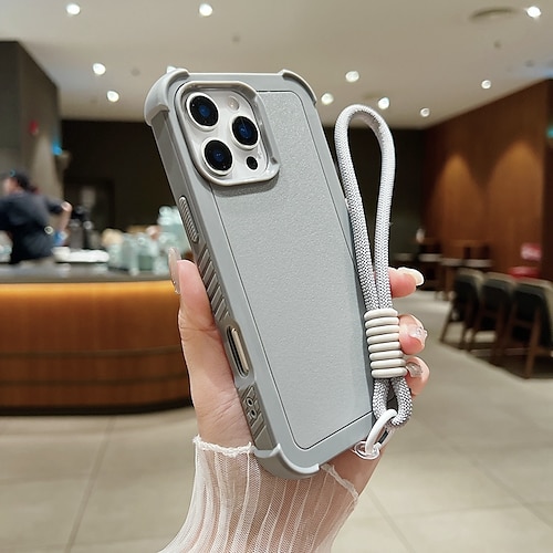 Handy Hülle Handyhüllen Für 16 15 14 Pro Max Plus 13 Rückseite mit Trageriemen Stoßfest Farbverläufe PC Image