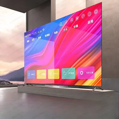 65 Inch 4K Frameless Smart TV with Voice Control Network Wifi Full Screen LCD Display