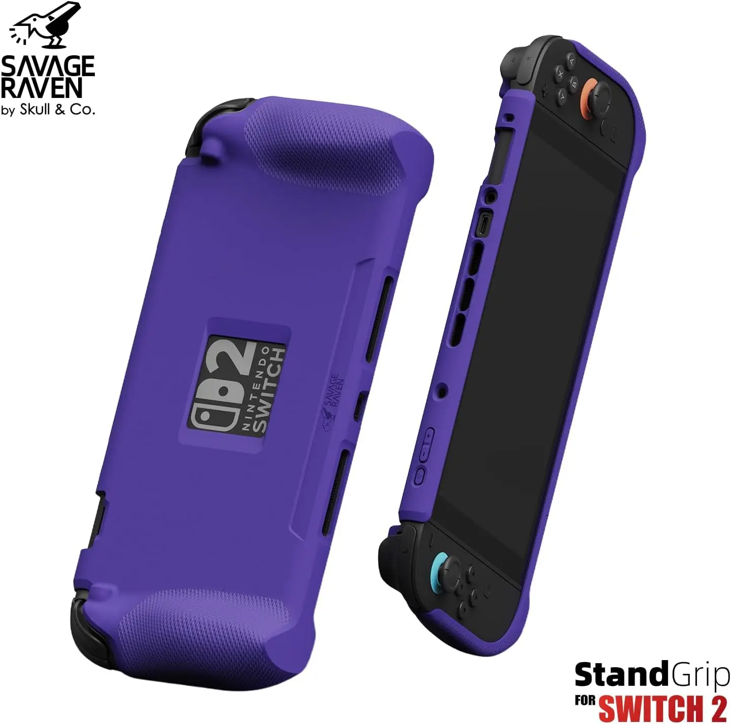Savage Raven von Skull & Co. StandGrip für Nintendo Switch 2, Schutzhülle, Standable Cover, Soft Shell für NS2-Spielekonsole Image