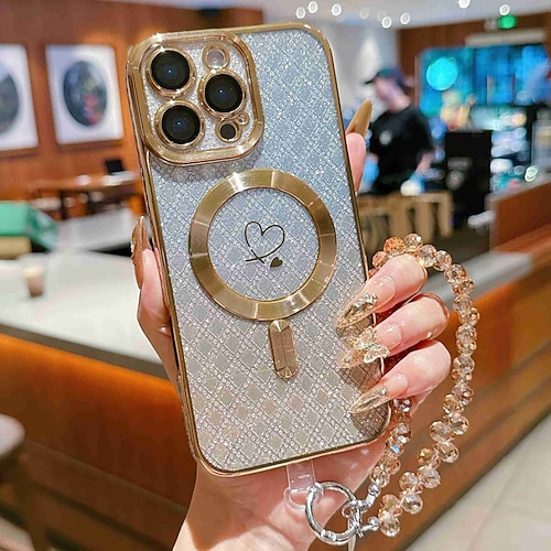 Handy Hülle Handyhüllen Für iPhone 17 Pro Max 17 Air 16 Pro Max 15 Pro Max 16e 14 Pro Max 13 Pro Max Rückseite mit Trageriemen Unterstützt kabelloses Laden Nicht vergilbend Farbverläufe Kohlefaser Image