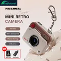 Kebidumei Mini fotocamera retrò con lettore di schede TF da 64 GB Portachiavi Display HD 1080P Piccole fotocamere da viaggio Fotocamera digitale per bambini