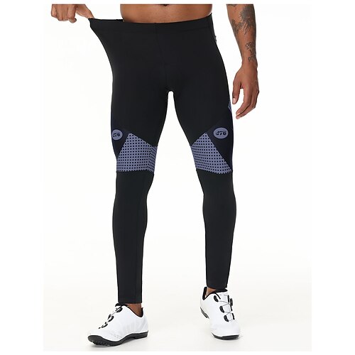 Herren Fahrradhose Fahrradhosen Fahhrad Strumpfhosen Rennpassform Sport Winddicht Elastisch Atmungsaktiv Grün schwarz Schwarz blau Spandex Bekleidung Hochstufe Fahrradbekleidung Image